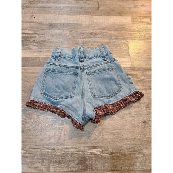 Concepts and designs size 7 juniors vintage 90s high waisted denim shorts - Picture 3 of 9